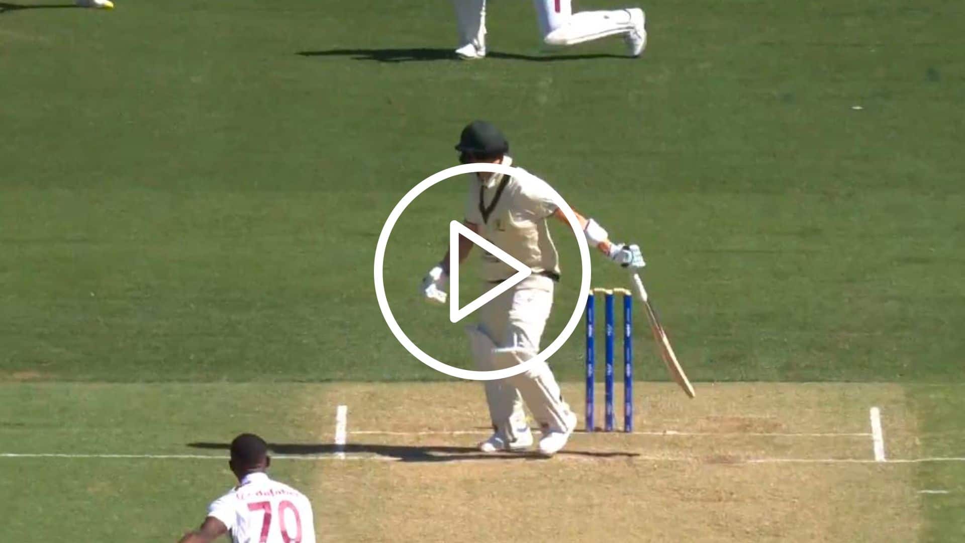 [Watch] Steve Smith Fails In His First Innings As Test Opener; Joseph Does His Magic On Ball 1